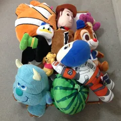 4161　ディズニー　ぬいぐるみ等　１１個まとめ売り【中古】デール　ニモ