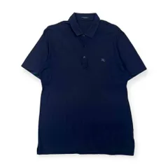 BURBERRY LONDON バーバリー ロンドン ボーダー 半袖 ポロシャツ L/ネイビー メンズ 三陽商会