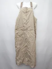 ◇ green label relaxing UNITED ARROWS ロング丈 ジャンバースカート 表記なし ベージュ レディース P  【1408200002579】