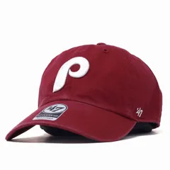 キャップ 47brand クリーンナップ  フォーティーセブン Phillies Cooperstown '47 CLEAN UP CRDNL　レッド 【MB】