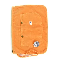 リー ポーチ 未使用 コーデュロイ セカンド クラッチ 小物 レディース オレンジ Lee 【中古】