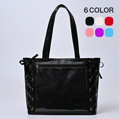 【6COLOR】 痛バック A4 痛バ トート トートバッグ 痛バッグ 大きめ リボン