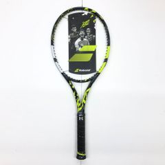 【訳アリ・新品・未使用】バボラ(Babolat) 2022／2023 PURE AERO 98 ピュアアエロ98 (305g) 海外正規品 硬式テニスラケット 101499-370 グレー×イエロー×WH フレームのみ G3(4_3／8)