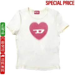 DIESEL ハートプリント Tシャツ 半袖 DIESEL（ディーゼル）の「Diesel - ハートプリント Tシャツ