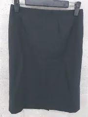 ◇ Ralph Lauren ラルフローレン 膝丈 タイト スカート 9 ブラック * 1002800157907 【中古】 【1002800157907】のサムネイル