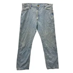 Wrangler デニムパンツ W38 ライトブルー ラングラー ジップアップ ビッグサイズ メキシコ製 コットン100% ジーンズ 2509-603