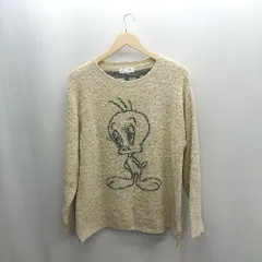 ◇ ⊇ SNIDEL HOME スナイデル ホーム 長袖 ニット セーター サイズONE ベージュ系 レディース E  【1502180004568】