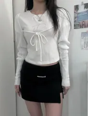 threetimes(スリータイムズ) Jewel tee 長袖 白 s
