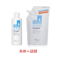 シーブリーズ アンティセプティック 全身薬用ローション 本体 230ml + つめかえ700ml　のセット SEABREEZE【北海道・沖縄県へは発送できません】