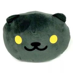 [중고] 봉제 인형 쿠로 네코 씨 엄청 얼굴 형 봉제 인형 ~ 쿠로 네코 씨와 시로 미케 씨 ~ [고양이 아츠메]