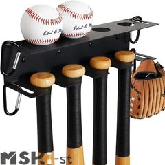 バットスタンド 野球バットラック 野球ホルダー 壁掛け グローブ ボール 4 5掛け