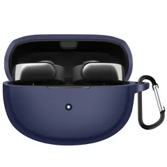 【2023改良モデル】CABOBE 対応 Bose Ultra Open Earbuds ケース 保護カバー キズ防止 シリコン素材 全面保護 カラビナ付き落下防止 耐衝撃 Bose Ultra Open Earbuds対応(ブルー)