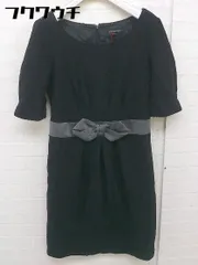 ◇ QUEENS COURT クイーンズコート 半袖 ミニ ワンピース サイズ2 ブラック レディース  【中古】 【1112040000830】のサムネイル