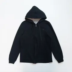 Champion チャンピオン スウェット フルジップパーカー ワンポイント 裏起毛 ブラック XL　B202507