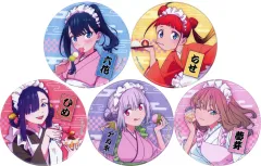 【中古】バッジ・ピンズ 全5種セット 「グリッドマンユニバース POP UP SHOP in TSUTAYA 缶バッジ 和菓子ver.(描き下ろしイラスト)」