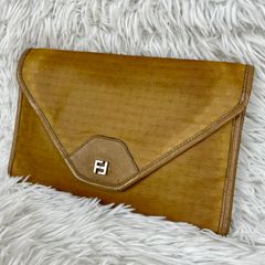 FENDI フェンディ　クラッチバッグ　セカンドバッグ　ズッキーノ　総柄　ヴィンテージ　総柄　ハイブランド　ポーチ