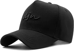 UVERONE キャップ 大きいサイズ メンズ 帽子 深め シンプル ユニセックス ブラック 1( ブラック(1),  60.0 cm)