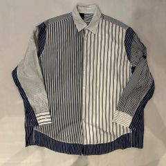 N.HOOLYWOOD エヌハリウッド 21AW Stripe Shirt シャツ 2212-SH31-015 ブルー系 size:38 【代官山A07】