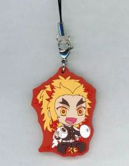 [중고] 잡화 연옥 안주로 [극장판 귀멸의 칼날 무한 열차편×로손 러버 스트랩(겨울 놀이)]