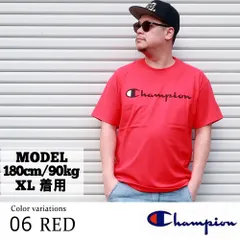 チャンピオン 大きいサイズ Tシャツ メンズ XL XXL 2L 3L ブランド 白 黒 赤 紺 ホワイト ブラック グレー チャコール ネイビー レッド オーバーサイズ ビックシルエット ロゴ ワンポイント レディース ペア ユニセックス 10000347