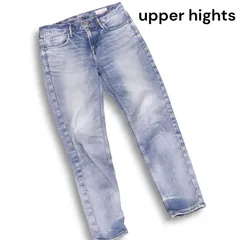 upper hights アッパーハイツ 195219 THE STELLA ULTRA MARINE♪ 加工 ストレッチ デニム パンツ ジーンズ Sz.22 レディース