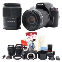 【動作確認済み】 Sony α330 / DT 18-70mm F3.5-5.6 /  デジタル一眼レフカメラ　ダブルレンズセット