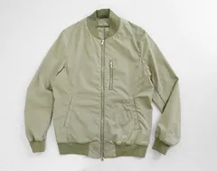 【美品】junhashimoto　メンズ　ジャンパー　カモフラ　カーキ　4　L KAMIYA - Camouflage MA-1 - KHAKI / カモフラージュ ミリタリー