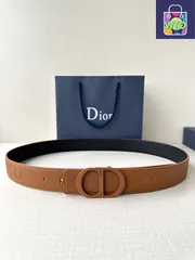 【今日特価】Dior CD Icon レッドマット塗装ベルトバックルセット