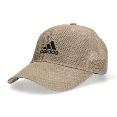 ☆ BEIGE ☆ 57～60サイズ ☆ adidas JTK ADM adiLITE MESH CAP アディダス キャップ メッシュ adidas メンズ 帽子 男性用 夏 春 ゴルフ 家族 ペアルック アウトドア ぼうし 親子 おそろい レディース