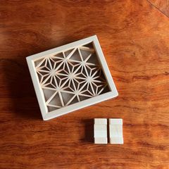 組子細工　衝立　壁掛け　(小)   ハンドメイド  インテリア　天然木