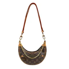 ルイヴィトン ループ モノグラム ショルダーバッグ モノグラムキャンバス M81098 ブラウン レディース  LOUIS VUITTON  中古 ルイヴィトン  ルイ ヴィトン