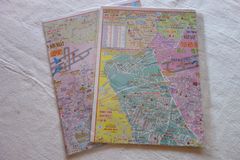 【ベトナム地図】Saigonmap/ホーチミン/ベトナム雑貨/ポスター/アンティーク/海外地図
