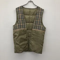 【DAKS】ダックス 茶色　LLサイズ　ダウン　ベスト　チェック