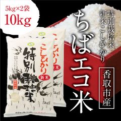 令和5年 千葉県産 新米 コシヒカリ特別栽培米（ちばエコ米) 精米10kg