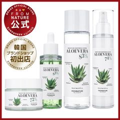 【ブランド公式】＼新発売記念40％OFF!! ／フロムネイチャー アロエベラモイスチャースージング 4点セット (トナー・フルイド・アンプル・クリーム) アロエ アロエベラ アロエベラ葉エキス ナイアシンアミド 水分 保湿 さっぱり スキンケア 韓国コスメ