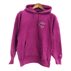 90年代 USA製 Champion チャンピオン REVERSE WEAVE リバースウィーブ スウェット パーカー ピンク (メンズ LARGE) 中古 古着 S7879