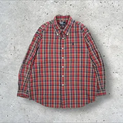 90s 00s Polo by Ralph Lauren BLAIRE ボタンダウン 長袖 チェック シャツ L