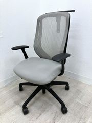 【中古品】オカムラ 固定肘付シルフィーチェア C646XR グレー