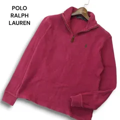 POLO RALPH LAUREN ポロ ラルフローレン 通年 ポニー刺繍★ ハーフジップ プルオーバー トレーナー Sz.XS メンズ