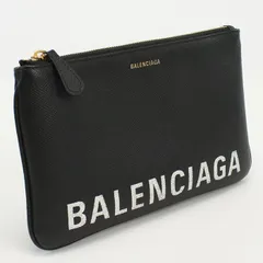 BALENCIAGA バレンシアガ ヴィル クラッチバッグ 545773 1000 クラッチバッグ レザー【中古】 ユニセックス - メルカリ