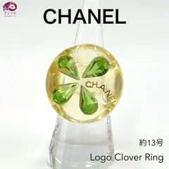 美品❗️シャネル　CHANEL  クローバー リング  指輪　ピンキーリング指輪