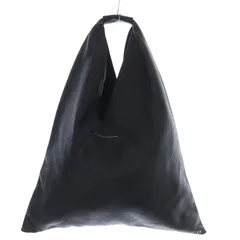 メゾンマルジェラ Maison Margiela MM6 ジャパニーズ トライアングルトート バッグ ワンハンドル レザー ブラック S54WD0039 /YO10 ■SHのサムネイル