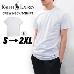 ポロ・ラルフローレン POLO RALPH LAUREN Tシャツ メンズ 半袖 無地 RL65 WHITE【新品・正規品】