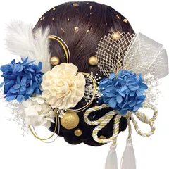 【新着商品】造花 リボン 和装 かすみ草 ヘアアクセサリー 和玉 造花飾り 羽 ドライフラワー 結婚式 袴 浴衣 手作り 七五三 卒業式 着物 振袖 水引 T5033 髪飾り 成人式 9色展開 [JZOON]