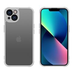 【数量限定】アイフォン 指紋防止 13 13 米軍MIL規格 耐衝撃 iPhone 13 iphone 用 スマホケース ケース カバー ケース 黄変防止 半透明 6.1インチ iPhone13ケース 対応 PinLiSheng(グレー マット iPhone