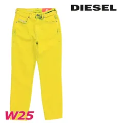 新品・未使用 ディーゼル DIESEL [W25L32] ジーンズ デニム パンツ レディース オーバーダイ加工 ストレッチ スリム テーパード 2004