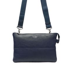 SOMES ソメスサドル 2way レザー クラッチ ショルダーバッグ ネイビー