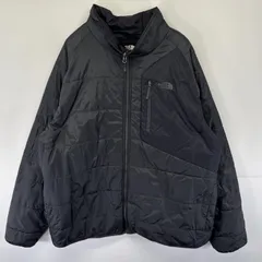 古着 ザ・ノースフェイス THE NORTH FACE ナイロンジャケット キルティング 中綿 ワンポイントロゴ刺繍 胸ポケット XXL  ブラック メンズ