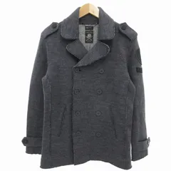 ディーゼル DIESEL Pコート ジャケット デニム切替 S グレー /BL 0726 ■GY09のサムネイル
