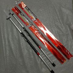パックロッド コンパクトロッド 投げ竿 2本セット MS-360黒と金 送料